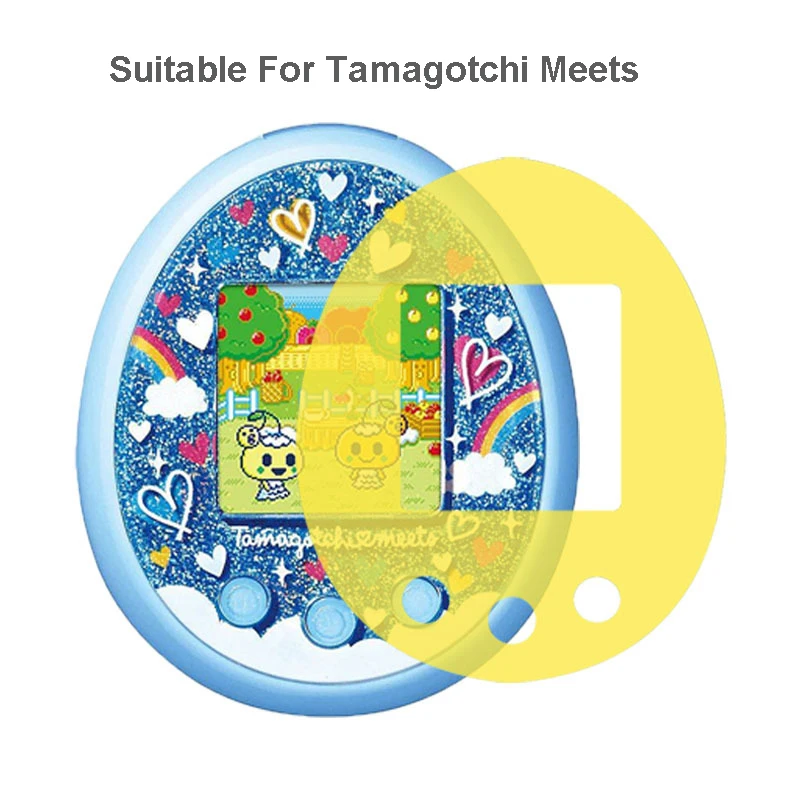 5PCS Electronic Virtual Digital Pet Game Machine Protection Film Gold TPU Protective Soft Film For Tamagotchis Pix/Meets/Sweets 6