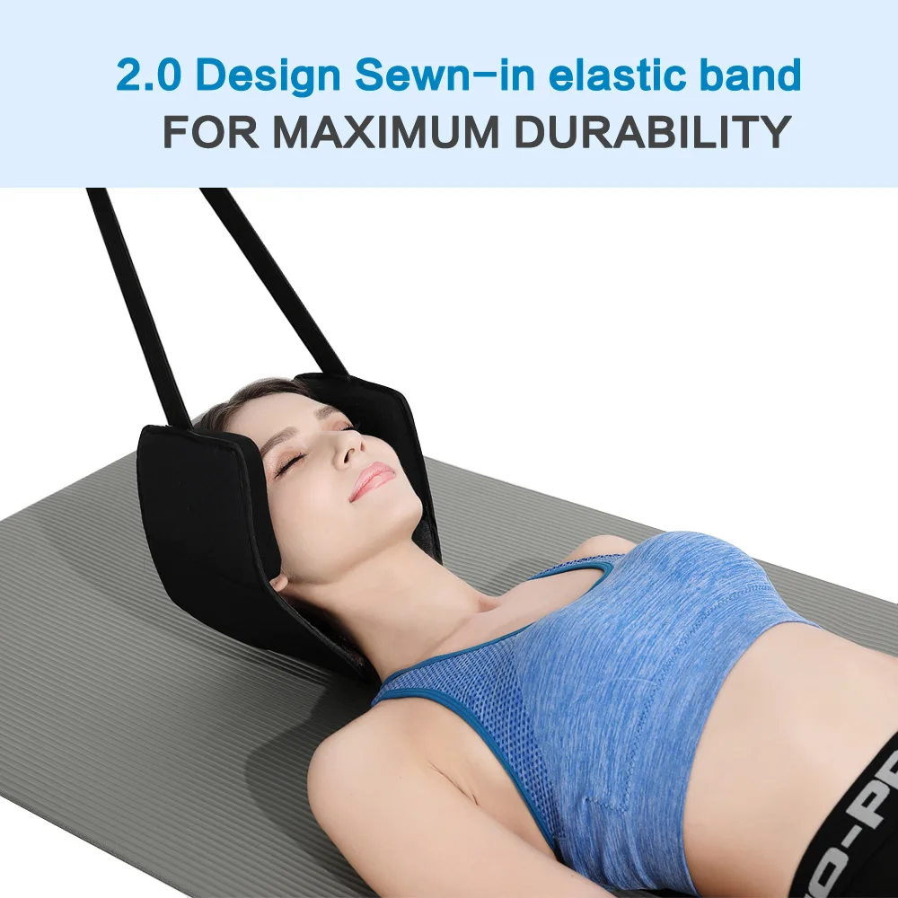 Neck Head Hammock With Free Eye Mask And Durable Elastic Safety For Text Cervical Back Pain Relief