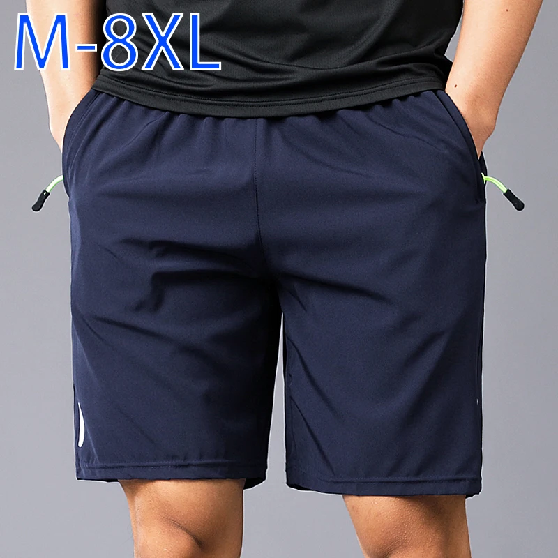 

Summer new sports shorts men summer thin ice quick-dry five-minute pants loose outside wear casual running large board pants men