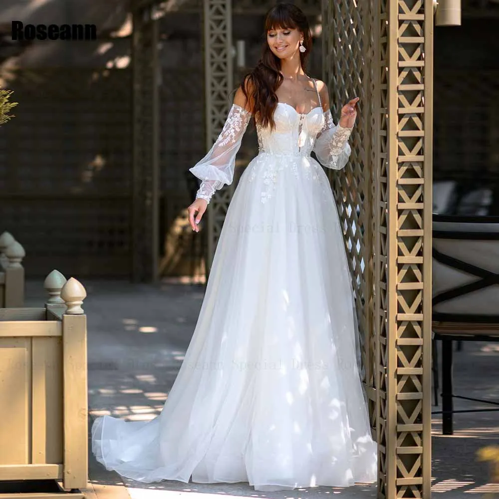 2024 A-line Wedding Dress Sleeveless Draped Pleat Full Applique Tulle Lace Open Back Bride Dresses Floor Length robe de mariée