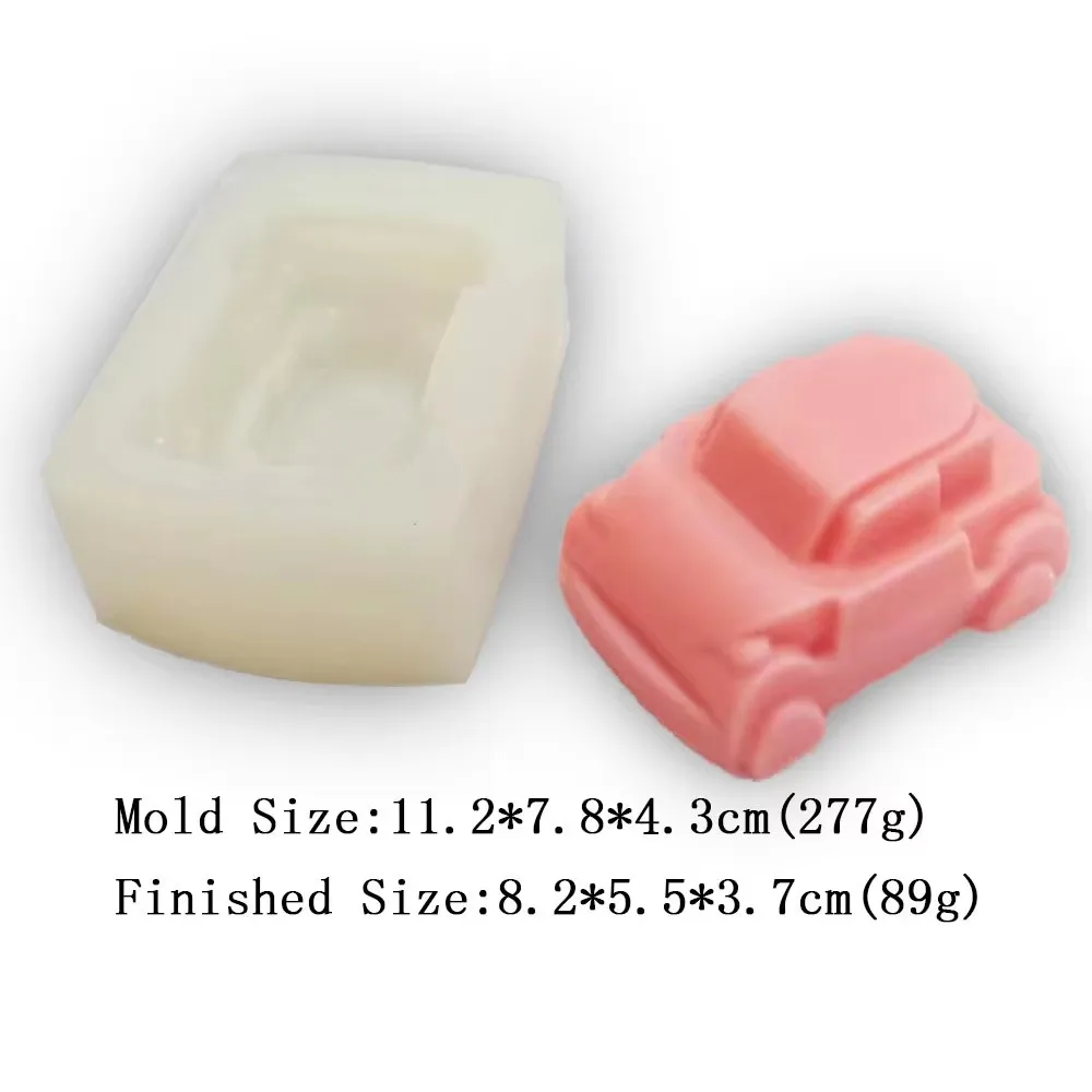 3D-Simulationsform für Auto, Bus, Taxi, Boot, Kerzen, Kuchendekoration, Backen, DIY, Harz, Aromatherapie, Silikonform, Gips, Ornament, Haushalt – Detail 16