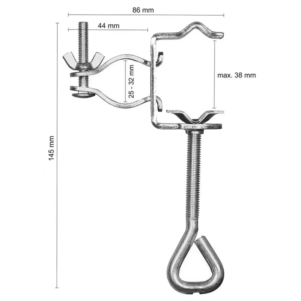 Table Umbrella Clamp Courtyard Parasol Stand Umbrella Holder Clip Outdoor Patio Beach Clamp Stable Fixed Bracket Sun Umbrellas
