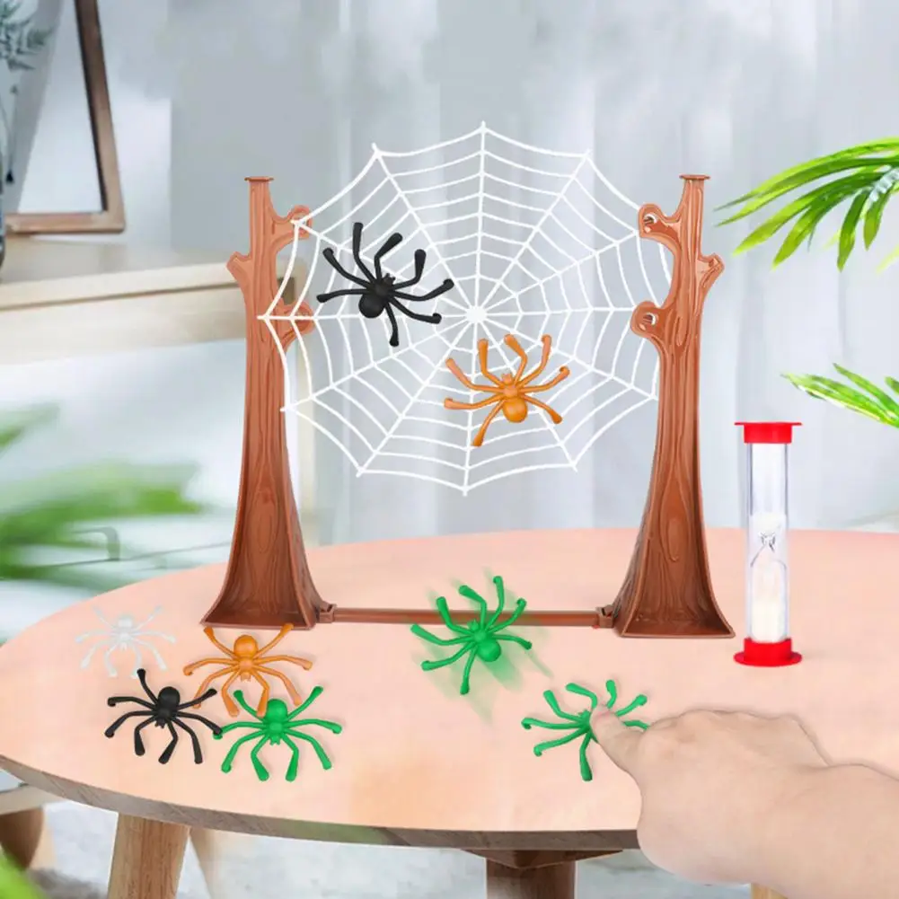 

Fun Interactive Tabletop Toy Tabletop Toys for Kids Interactive Bounce Spider Game Realistic Design Easy Assembly for Kids'