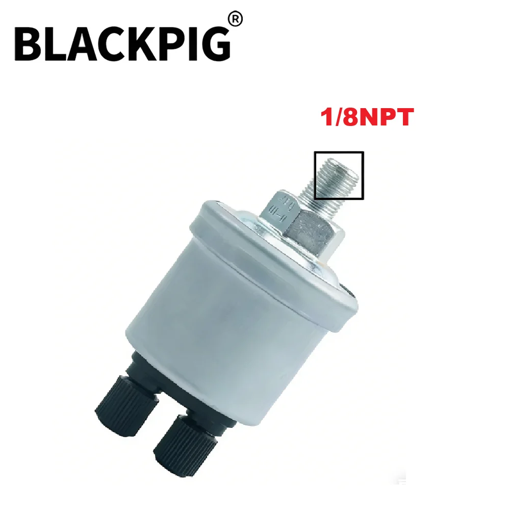 범용 0-10 바 1/8NPT 디젤 엔진 오일 압력 센서 발전기 센서 스위치 (발전기 부품용) 80-240옴 저항