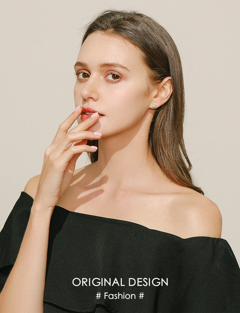 MODIAN Natural Opals Series Jewelry Set 925 Sterling Silver Luxury Finger Ring & Stud Earrings For Women Fine Jewelry Gift