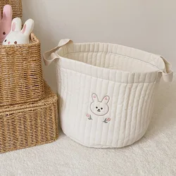 Chic Baby Bear Embroidery Diaper Caddy Organizer (Rabbit Large)