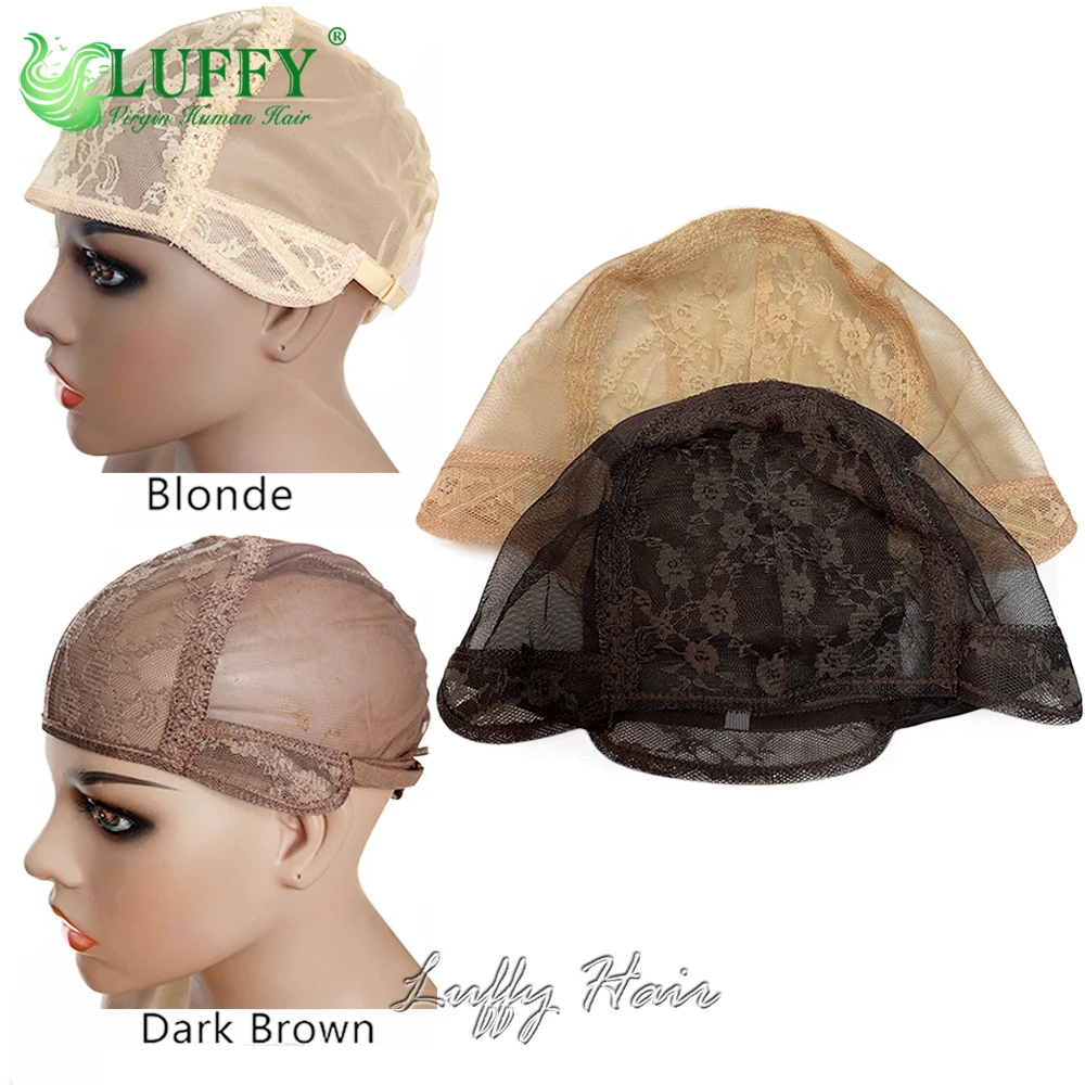 Wig Caps For Making Wigs And Hair Weaving Stretch Adjustable Glueless Wig Cap Dome Cap For Hair Nets S/M/L
