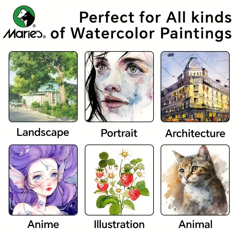 24-Color Watercolor Paint Set 5