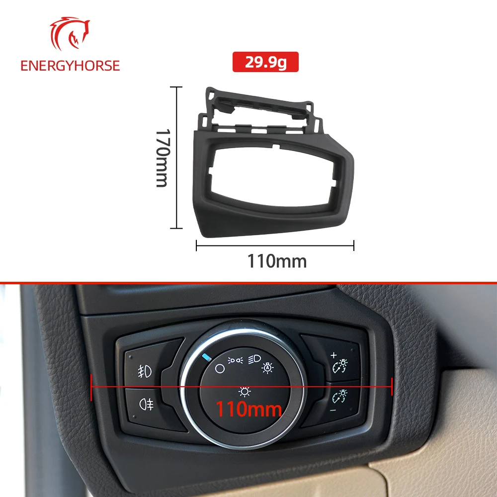 Premium Headlight Switch Frame - Interior Dashboard Trim Cover
