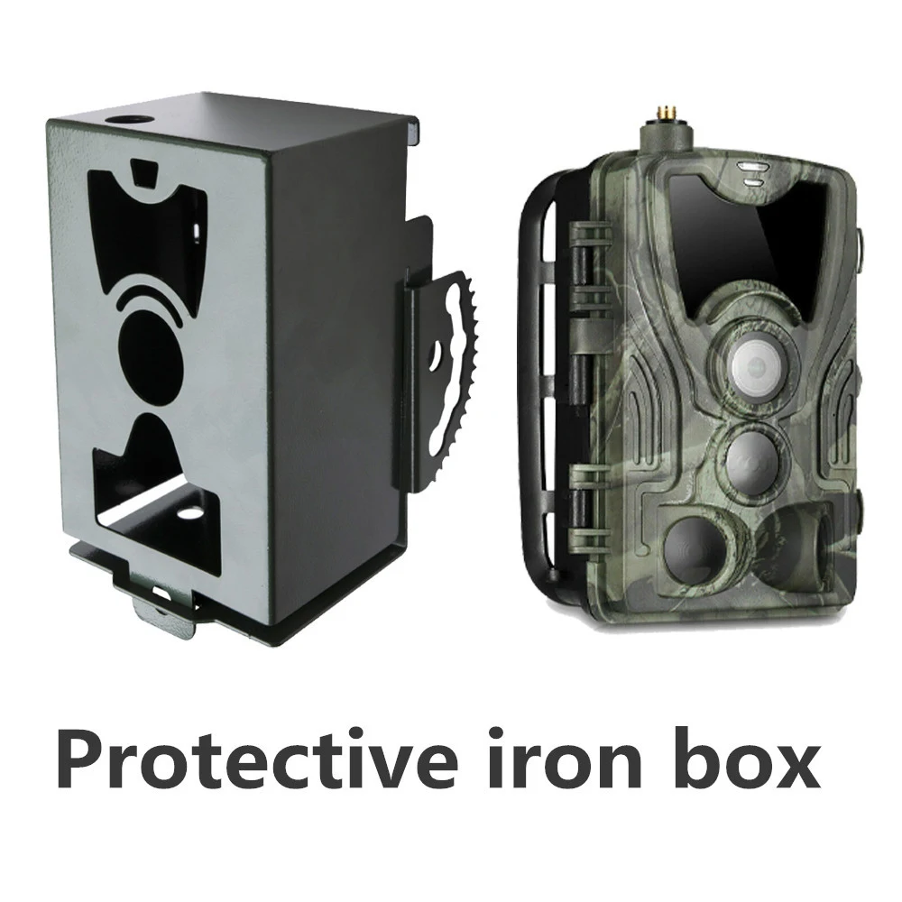 Metal Hunting Camera Protector Iron Box Safety Security Lock Case Accessories Anti-theft For HC801A/ HC801M/ HC801G/ HC-801LTE 4