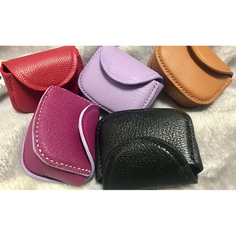 Kraft Paper Sewing Pattern Handmade Vintage Mini Coin Purse DIY Leather Craft Stencil Sewing Template 1Set 7x5.5cm