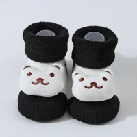 Cartoon Baby Anti Slip Floor Socks Autumn Winter Newborn Warm Thicken Fleece Socks Baby Girl Boy Infant Indoor Sock 1