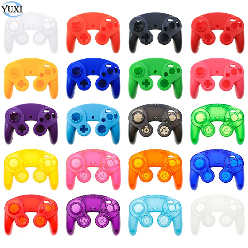 

YuXi For NGC Controller Housing Shell Cover Handle Case Replacement Parts For Gamecube Game Handle Protective Accessories