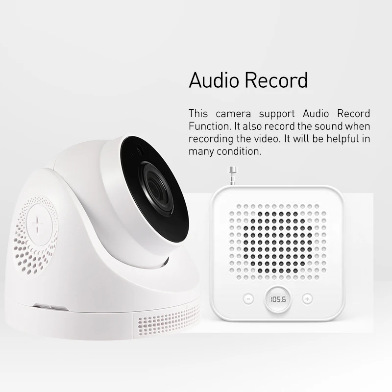 8MP Audio IP Camera POE HD Indoor Security ONVIF P2P CCTV System Video Surveillance Cam 2