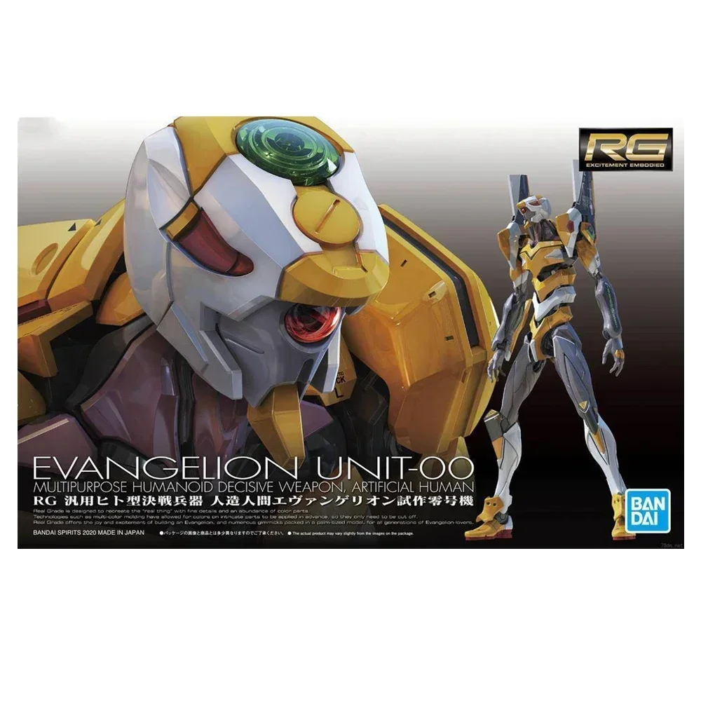 Original Bandai Anime Model 1/144 Eva Neon Genesis Evangelion RG