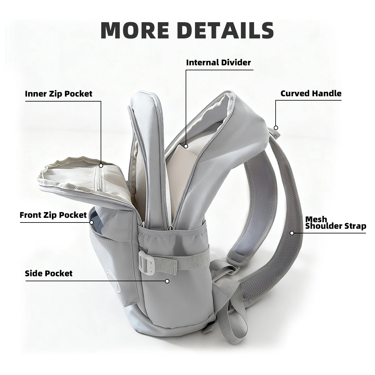 School Bag Junior High School Simple Large Capacity Elementary School Student Backpack Trendy Boys and Girls School Gift High School Student