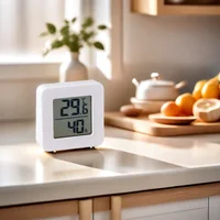 Mini LCD Hygrometer Thermometer Indoor Household New Digital Temperature Humidity Meter Digital Display Wall Mounted Sensor 1