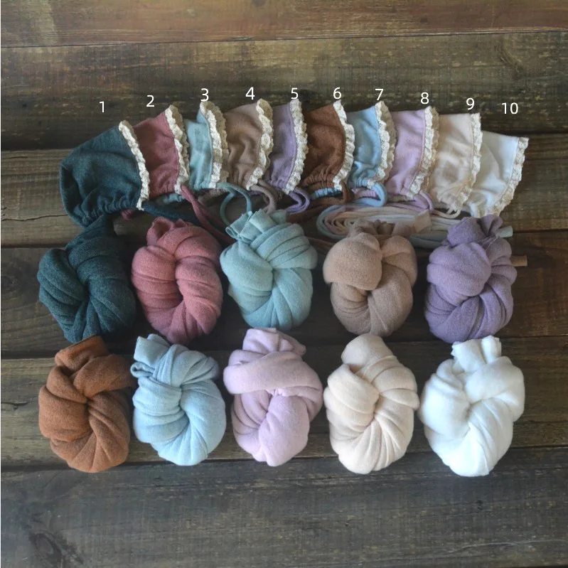 3 Pièces Nouveau-né Photographie Accessoires Tenues Bébé Dentelle