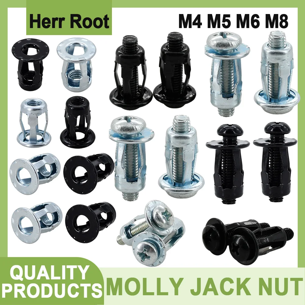 MollyJackNutCarbonSteelExpansionScrewKitPetalShapeRivnut