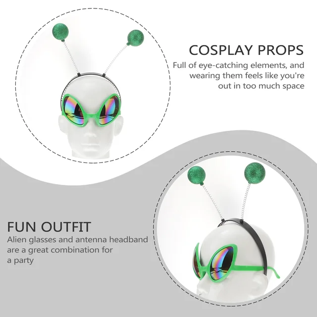 12 Db Idegen Szemüveg Fesztivál Hajdekoratív Fejtáji Csészealjak Férfiak Divat Készítenek Műanyag Stílusos Napszemüveget - Image 2