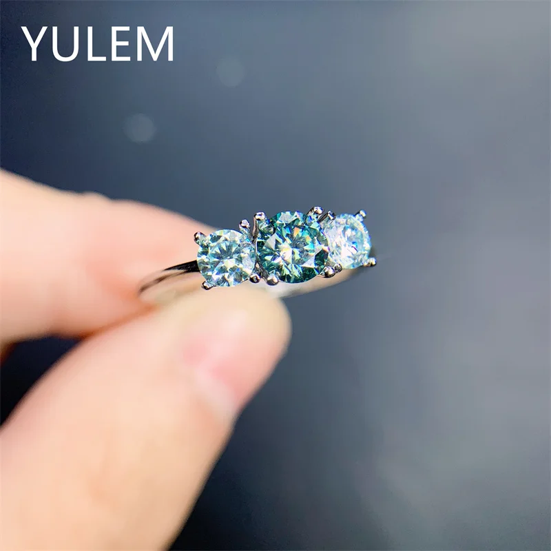 2pcs CUY Anello Di Fidanzamento Da Donna Con * Sintetiche Multicolore - Anello Di Nozze A * Punte * Per Matrimonio, Anniversario, Regalo * Valentino, K (Opzioni Multicolore