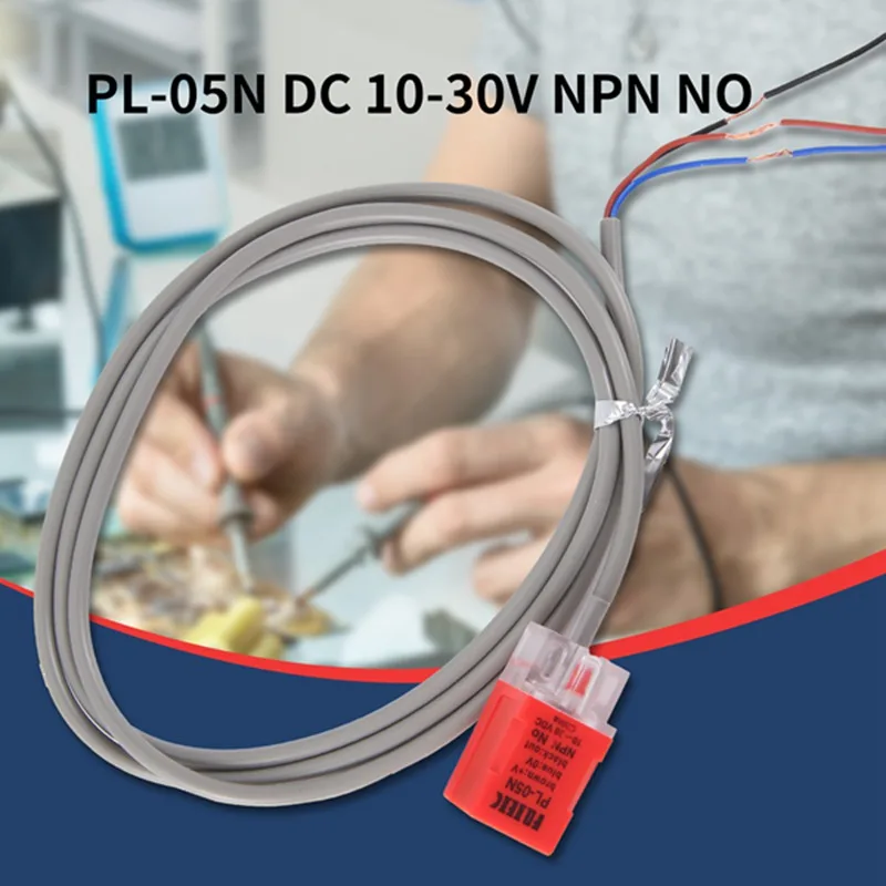 A15R -PL-05N/P DC 10-30V NPN NO 5Mm Square Inductive Proximity Sensor Switch 3 Wire P With Screws