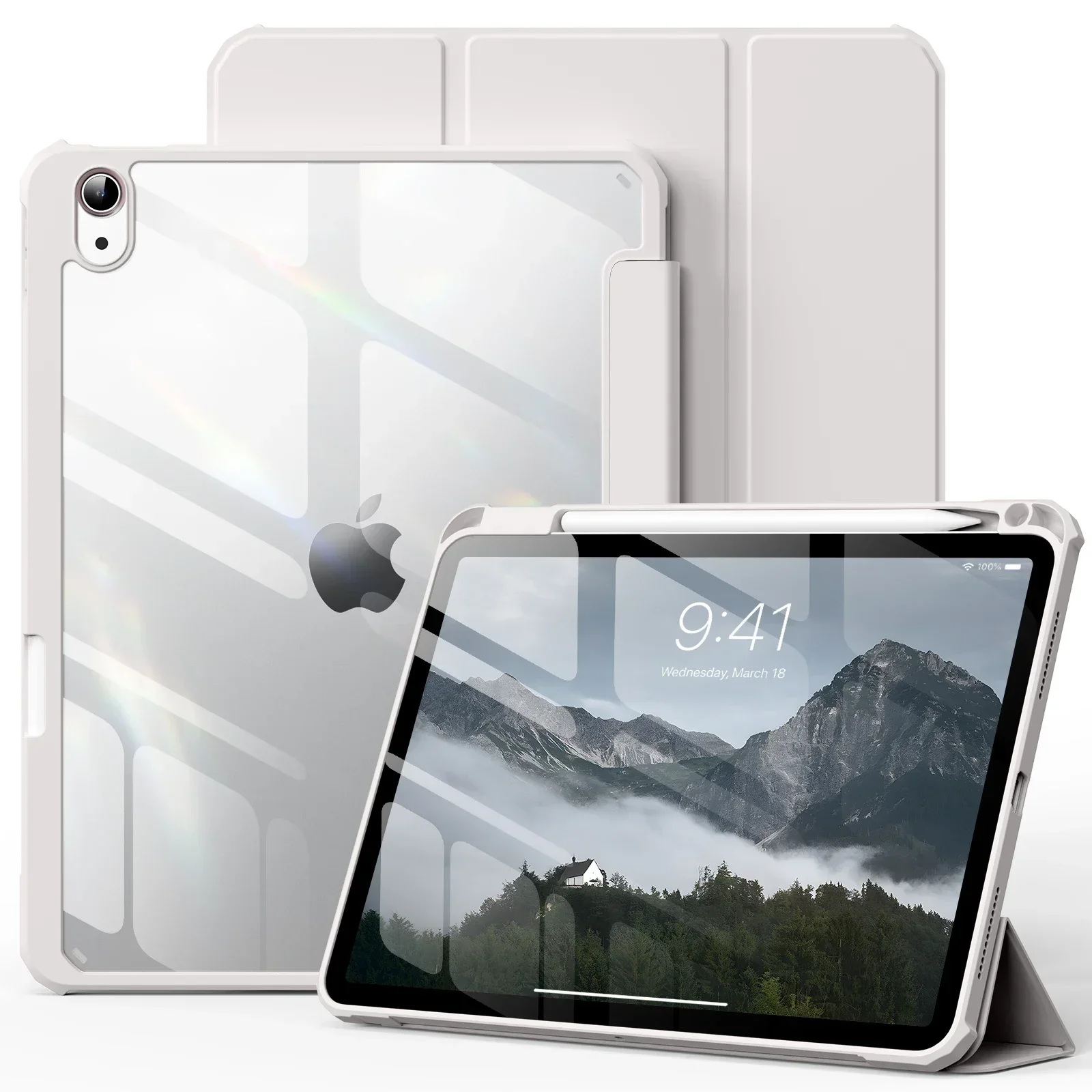 Premium HD Clear Acrylic Shockproof Tablet Case - 2025 Edition