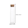 20Pcs Small Glass Jar Matches Bottle Sub Mini Wishing Bottle Containers Cork Stopper Glass Bottles Display Laboratory Sample 6