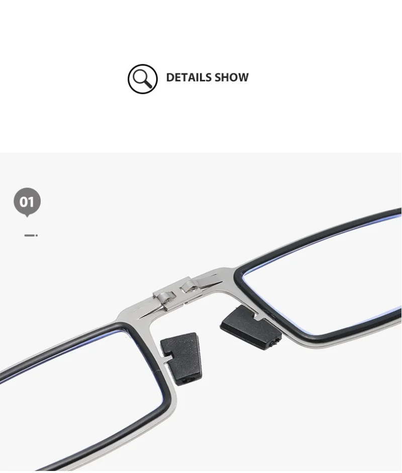 Folding Ultra-light Anti-blue Light Reading Glasses