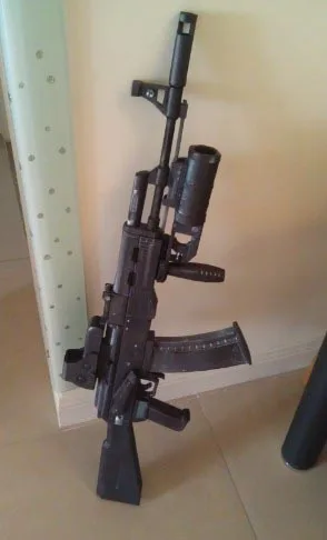 1:1 CS Gun Ak74-ak103 Rifle 3D Paper Model Manual DIY Toy 3