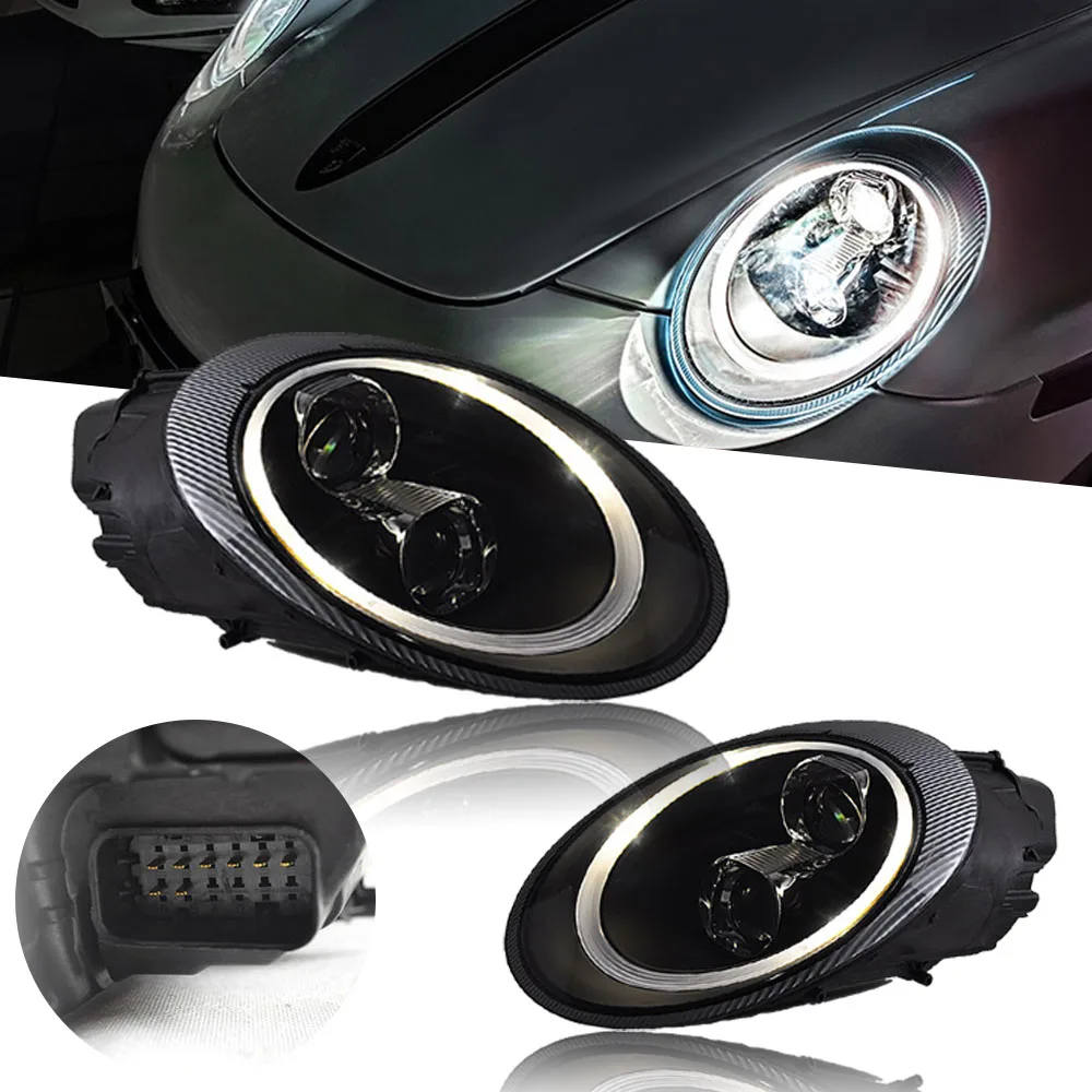 ヘッドライトポルシェ997 ledヘッドライト2005-2008 991ヘッドランプ車
