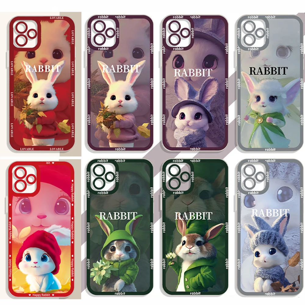 Per Vivo Iqoo Neo 7 Custodia Rabbit Clear Vivo Iqoo Neo 7Se Iqoo 11 Custodia Per Telefono Iqoo 11 Pro Iqoo Neo 6 Neo 6 Se Cover Morbida Trasparente