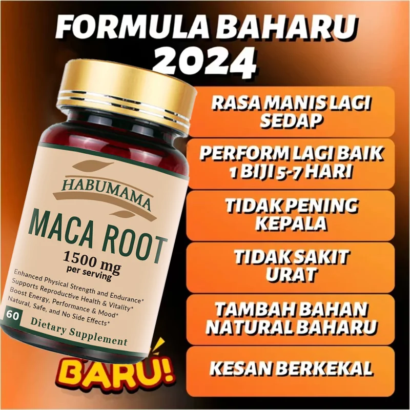 Natural Maca Root Supplements Men's Energizer Stamina Booster