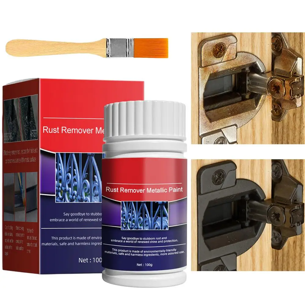 Description Picture 4 of item100ml Auto Anti Rust Paste Water-based Metal Surfaces Repair Rust Remover Spray Metal Surface Chrome Paint Iron Stainless Steel