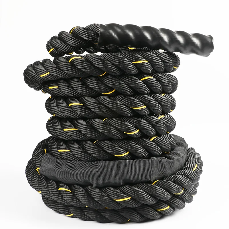 Weighted Jump Rope Gym Outdoor Home Fitness Exercise Physical Training Battle Rope Battling Strength Training Fitness
