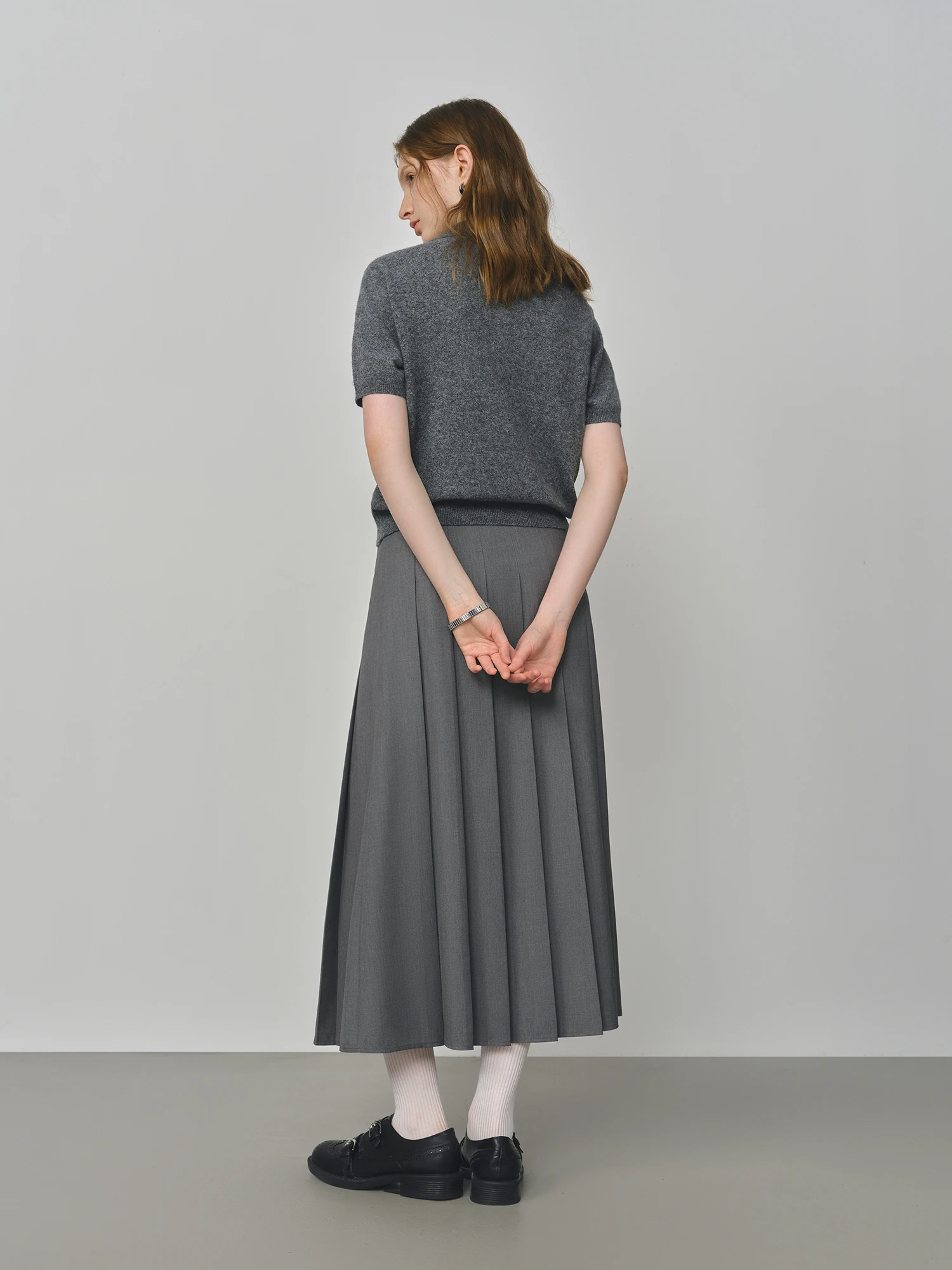 FSLE متقلب قصيرة الأكمام محبوك قمم تي شيرت للنساء...