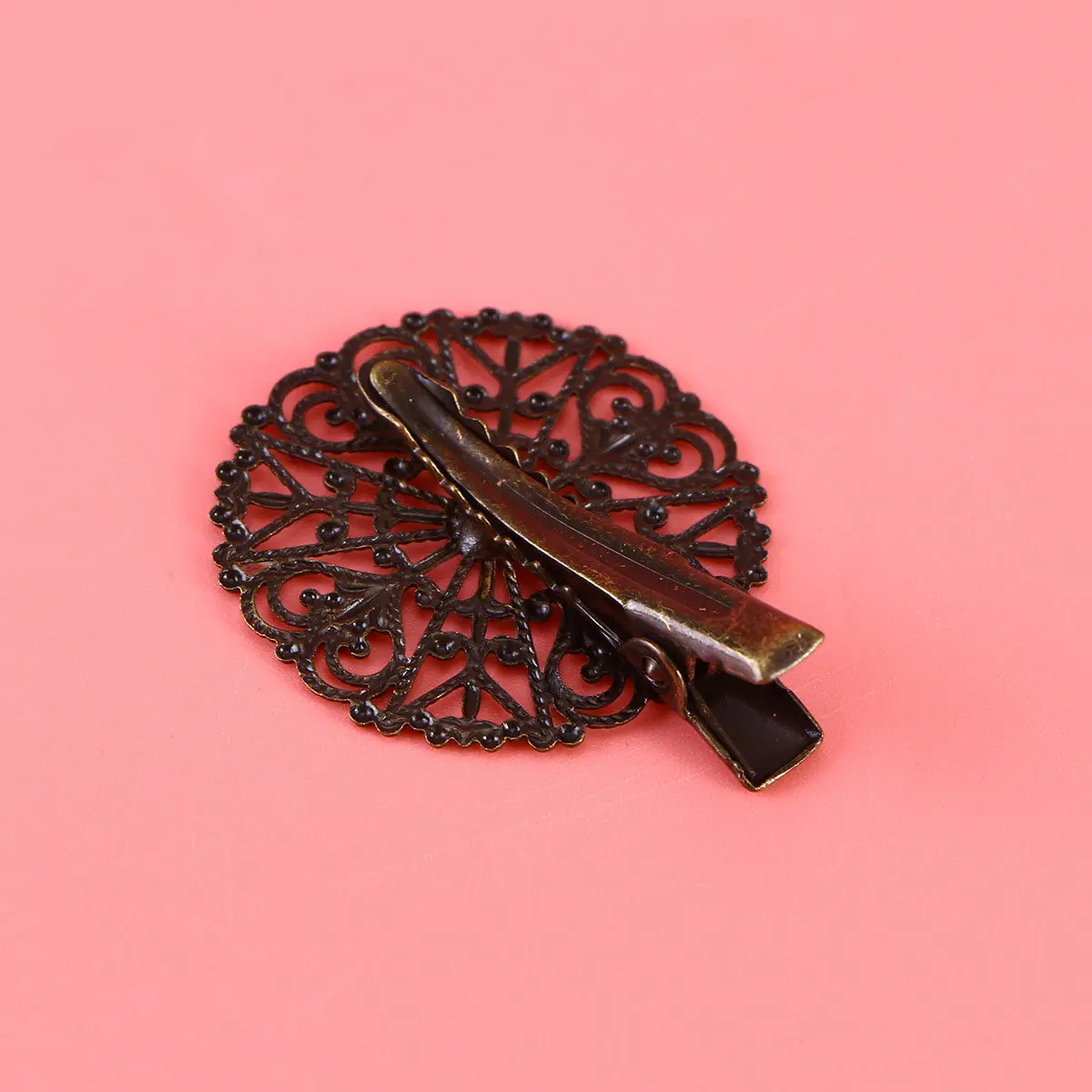 12개 여성용 헤어 클립 빈티지-꽃무늬 경량 휴대용 헤어핀 헤어 스타일링용 매일 사용