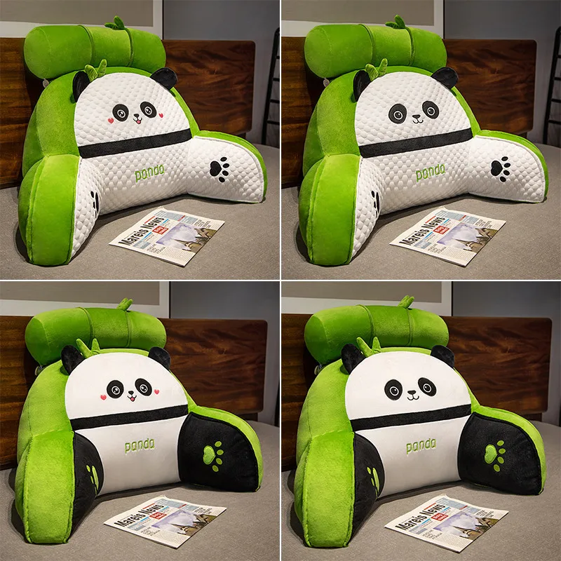 Cartoon Panda Detachable Washable Cushion Bedhead Pregnant Women's Waist Pillow Sofa Decorator Lumbar Support Chair Cushion 2