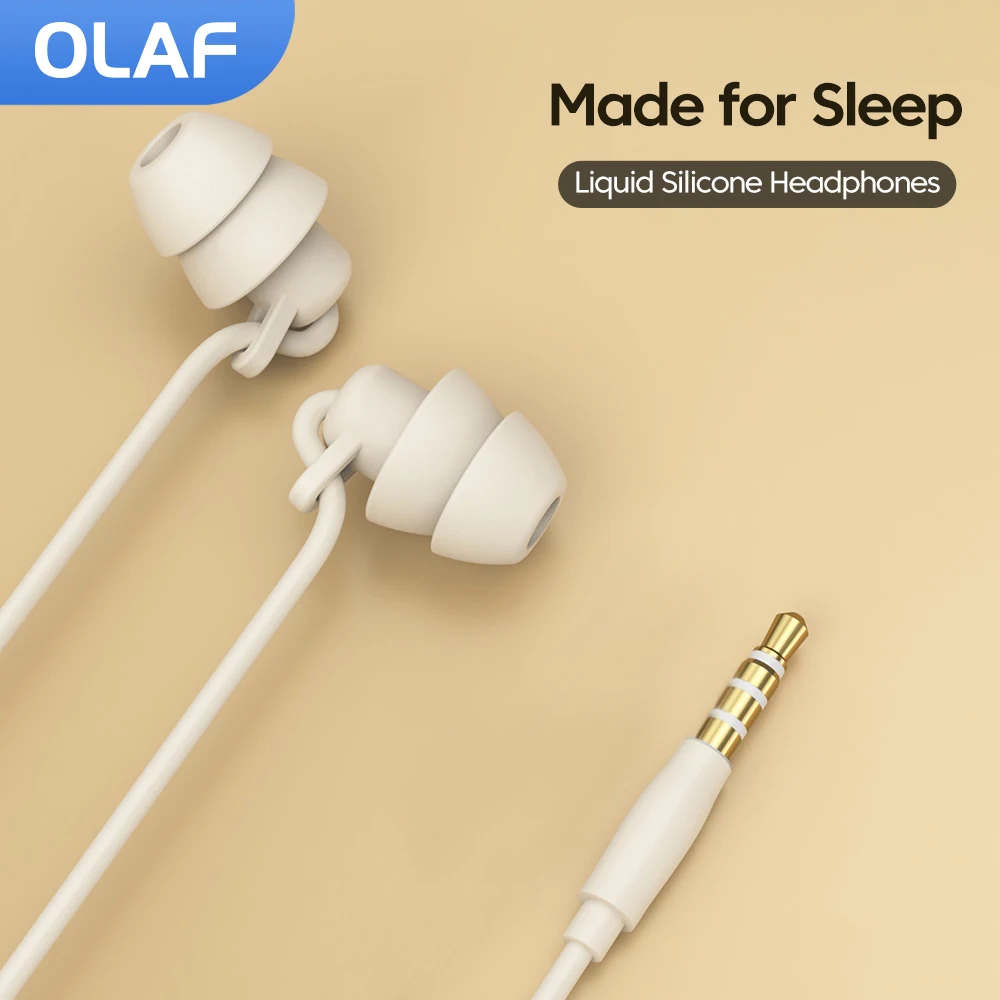Écouteurs OLAF Silicone Liquide pour Sommeil | Confort Optimal
