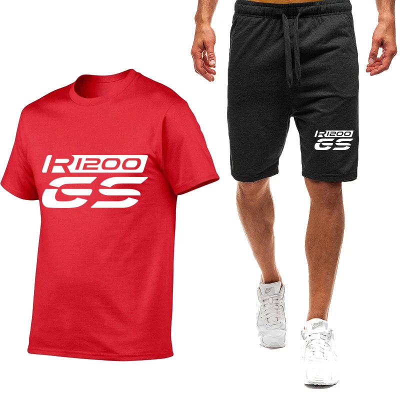 Men Summer Short Sleeve Tshirt and Shorts Set
