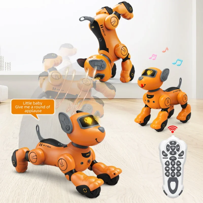 RC Toy 2.4G Remote Control Intelligent Robot Dog Training Teasing Walking Touch Interaction Etc Stunts Electronic Pets for Gifts 2