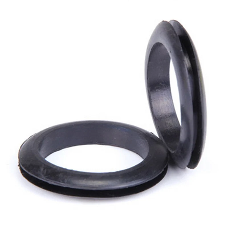 40mminner grommet 100pcs black wire grommet,machine two sides wire