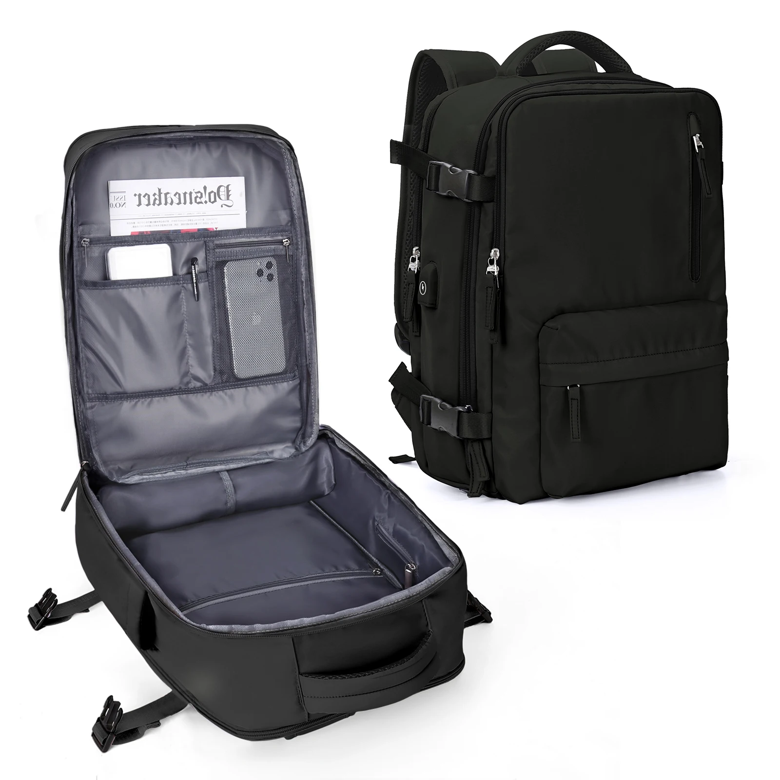 Versatile Waterproof 35L Travel Backpack - Ideal