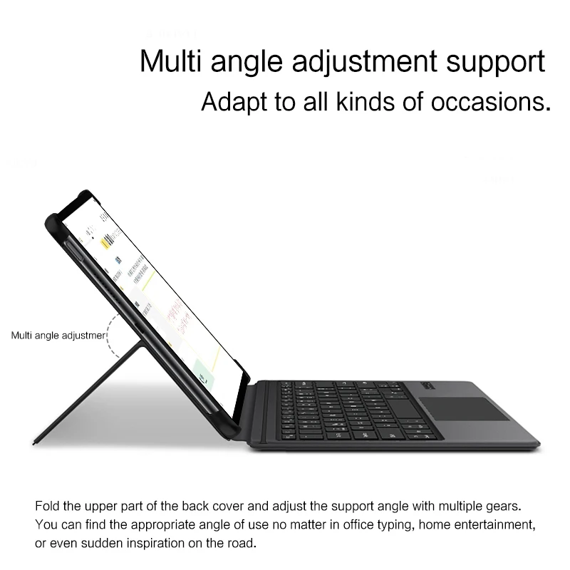 Capa Teclado Bluetooth para Huawei Matebook e 2023 Capa para Tablet Russo Francês Hebraico Espanhol Coreano Português 126 Drr-w76 - Imagem 4