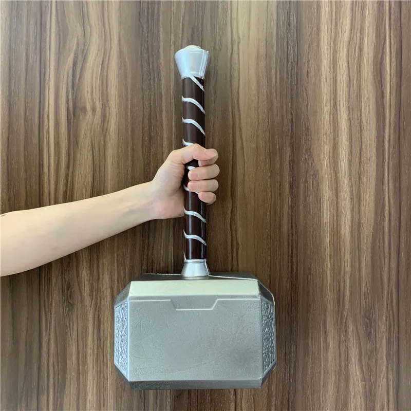 44cm Thor's Hammer Avengers Superhero Weapon Thor: Love and Thunder Hammer 1:1 Model Stormbreaker Toy Safety PU Material cosplay hammer cosplay toy cosplay prop