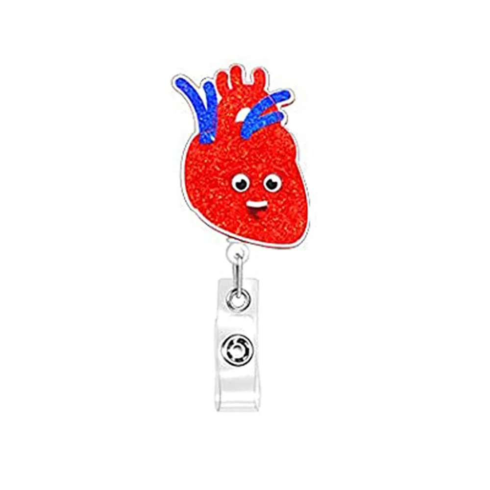 New 1 Piece High Quality Silicone Retractable Doctor Nurse Badge Holder  Reel Cute Cartoon ID Card Holder Keychains - AliExpress