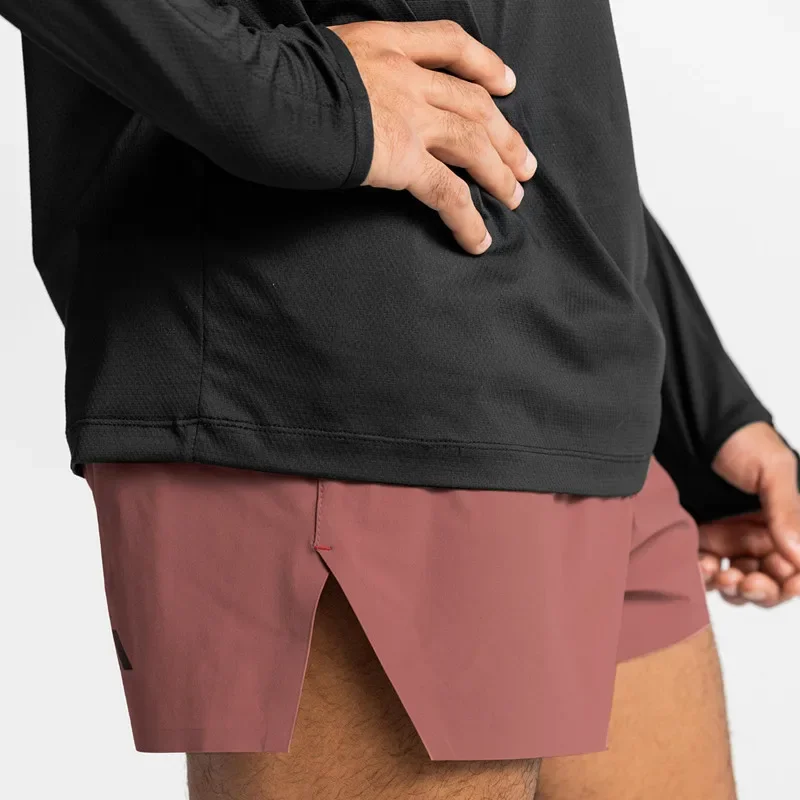 Sports Shorts Men Pockets Men's Gym Shorts Stretch Fitness Quick-drying Loose Sportswear Man Running Accessories Workout Clothes 5