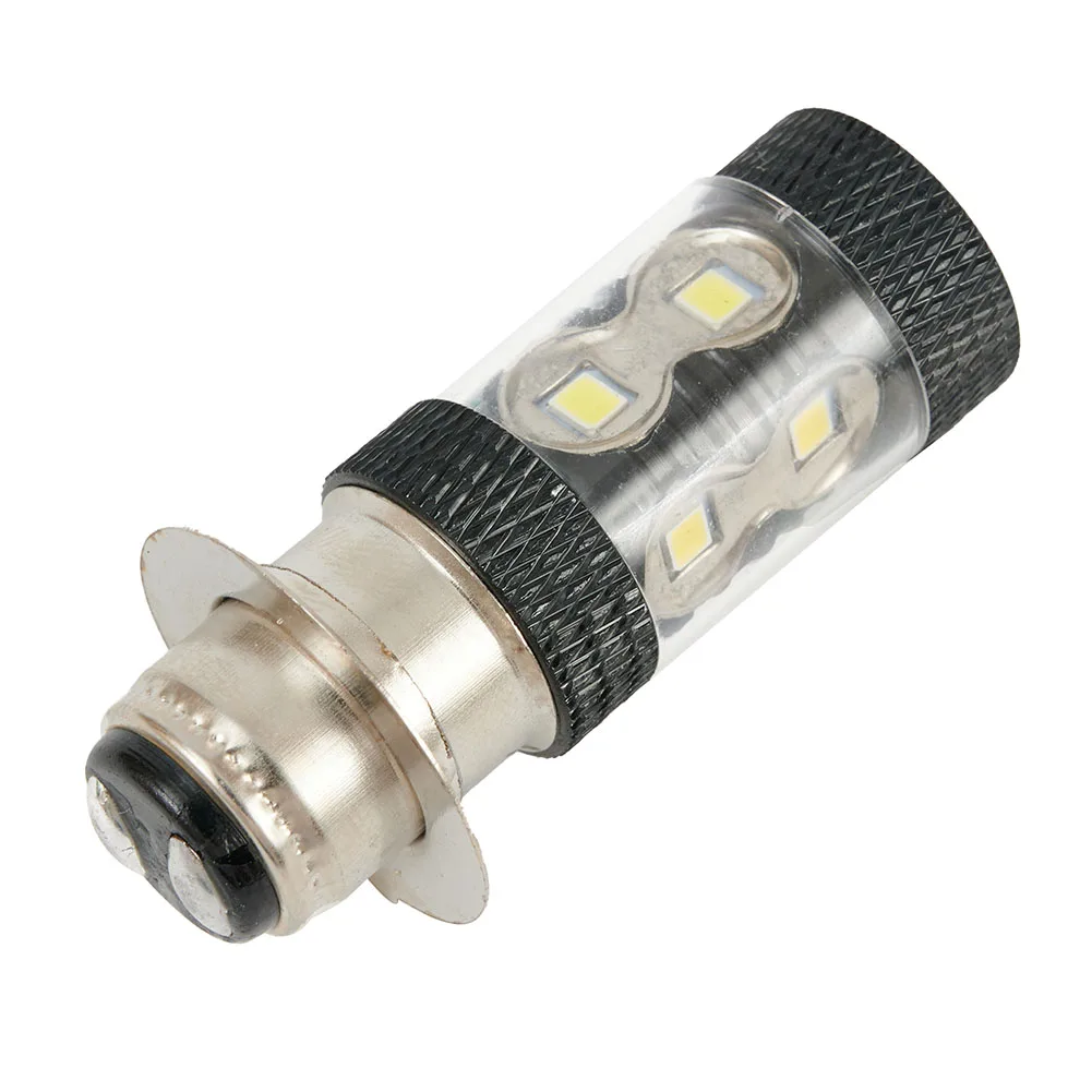 

2pcs ATV Super White LED Bulb Motorcycle Headlight 6000K White H6M Light Replacement Parts For YFZ450R Rhino 700 Raptor YFM660