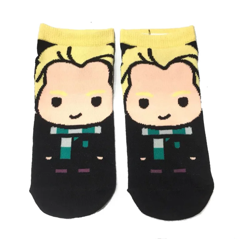 Film and TV potter Hermione Ron Malfoy Academy of Magic badges Gryffindor Cotton socks boys girls Slytherin casual sports socks