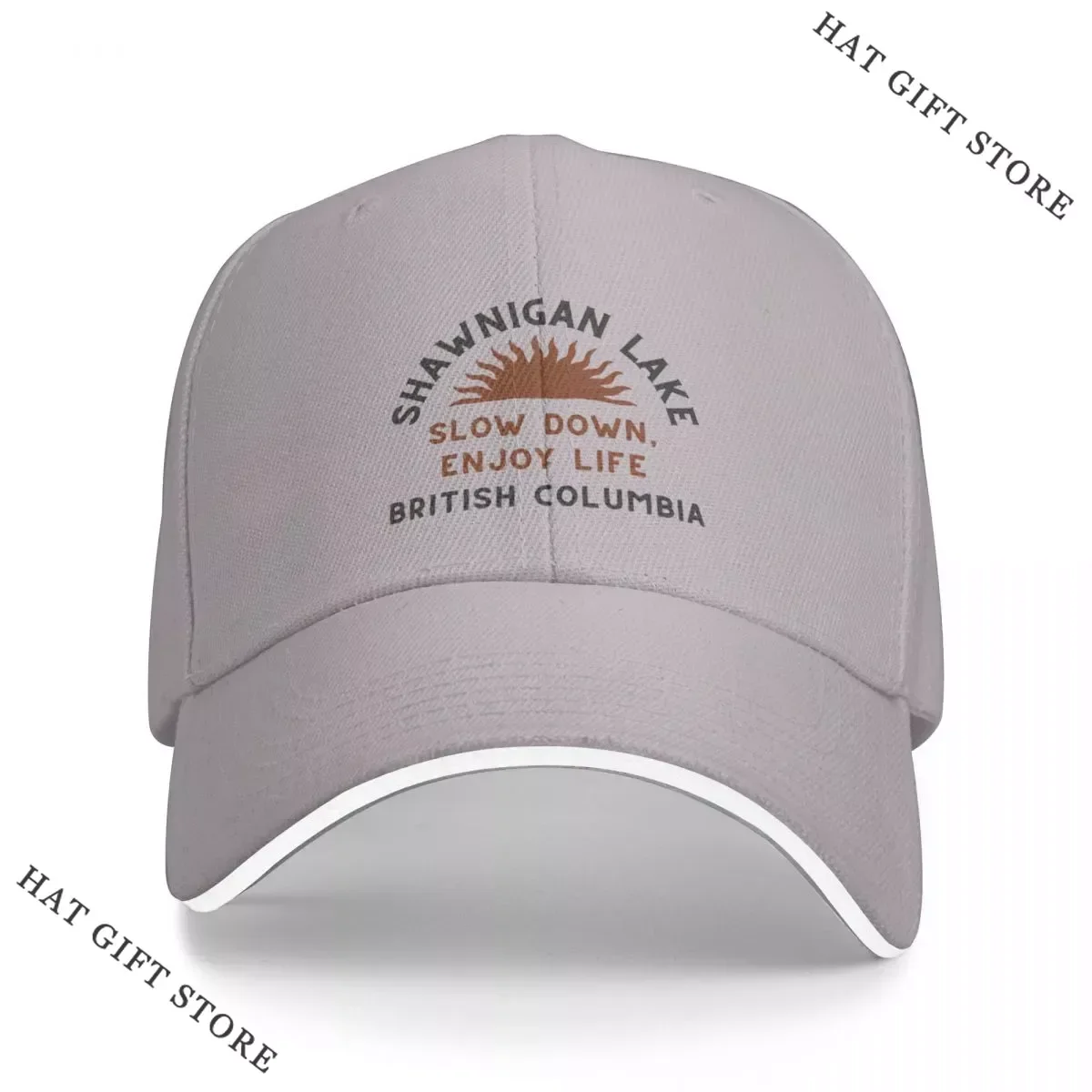 

Best Shawnigan Lake, British Columbia. Slow Down, Enjoy Life. Cap Baseball Cap Baseball Cap Women's Men's